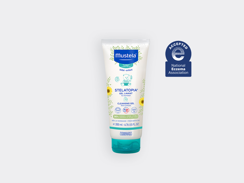 Stelatopia Cleansing Gel Untuk Kulit Bayi Atopik Mustela